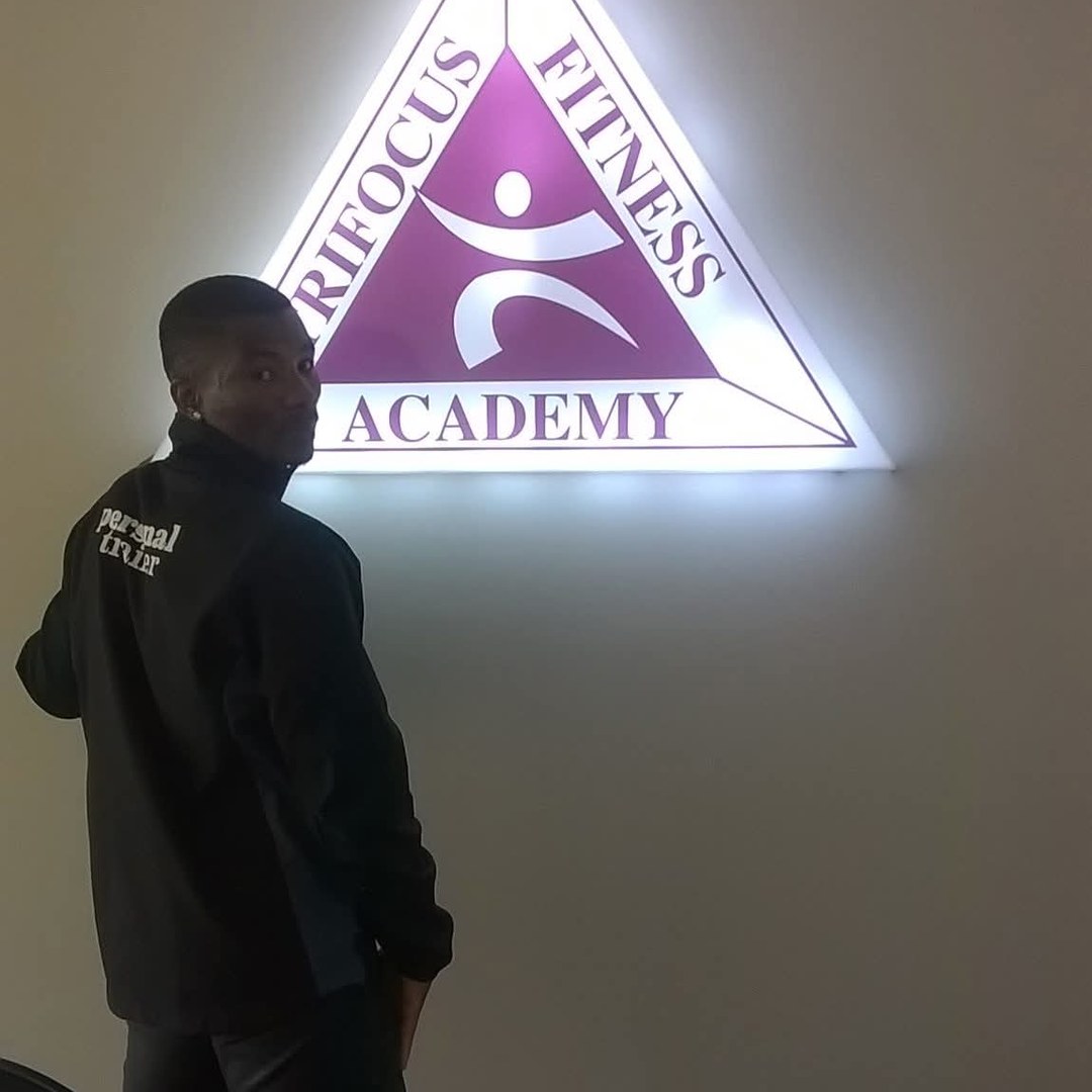 Trifocus Fitness Academy signage