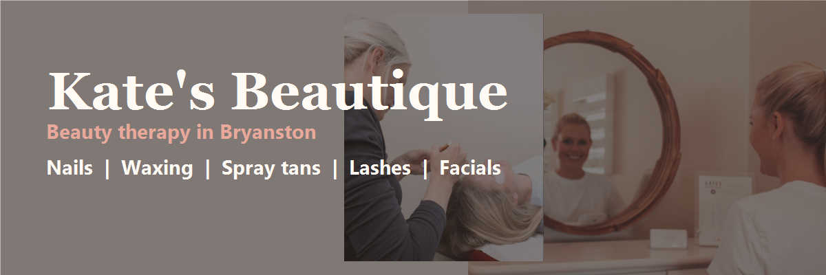 Kate's Beautique booking cover